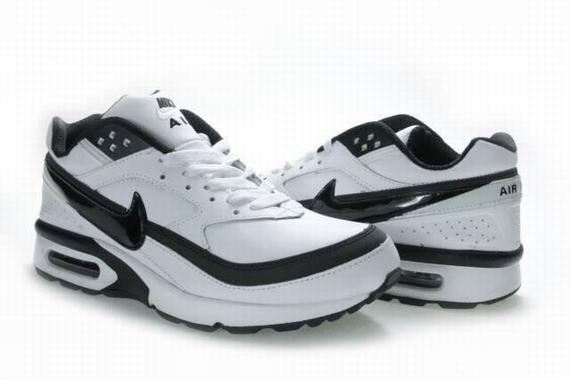 New Men'S Nike Air Max Black/White